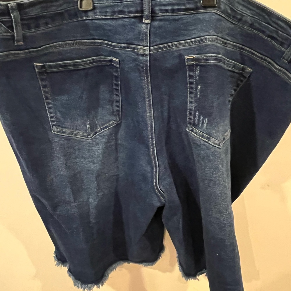 Ashley Stewart Indigo Denim Skirt